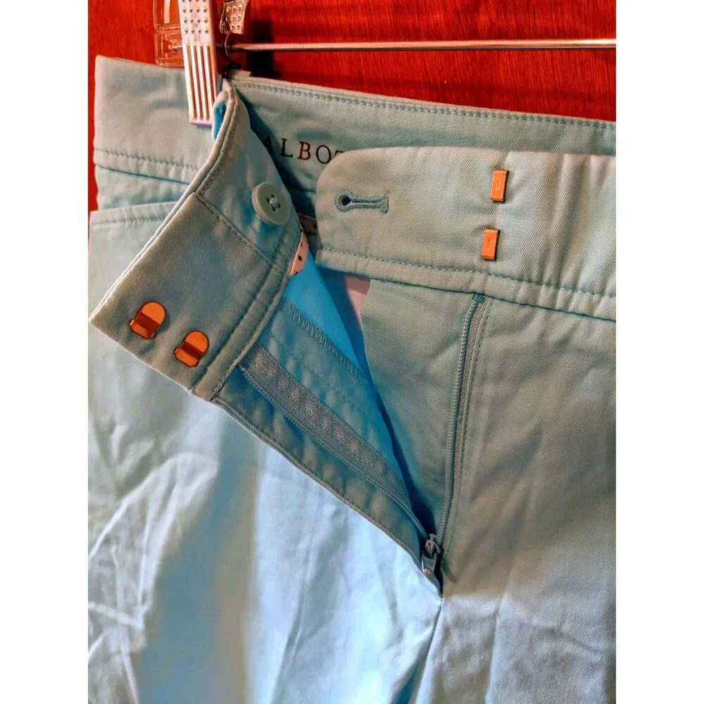 Talbots Perfect Short Womens 6 Aqua Blue 10